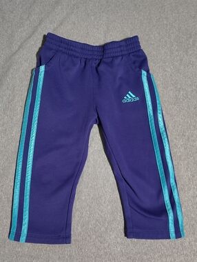 Adidas Toddler Girl Purple Track Pants